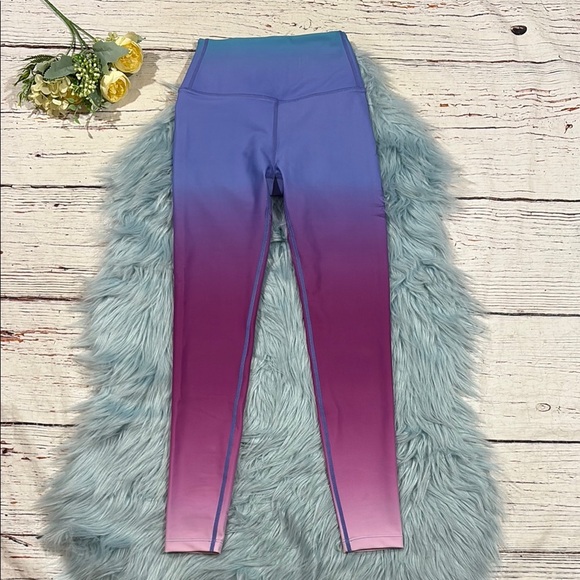 Splits59 Ombre Blue Pink High Rise Leggings - Picture 1 of 7